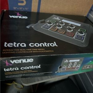 Venue Tetra Control Intuitive DMX Controller & Footswitch Black